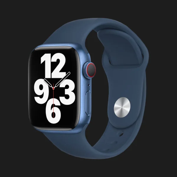 Оригінальний  ремінець для Apple Watch 44/45/46/49 mm Sport Band (Abyss Blue)